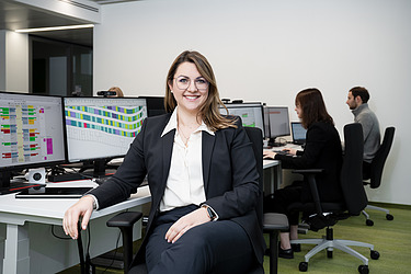 Foto av en BIM-samordnare på kontoret