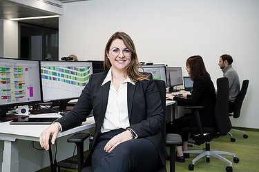 Foto av en BIM-samordnare på kontoret